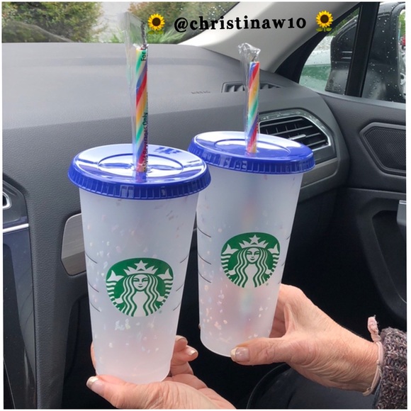 Starbucks Other - 🌈2 Starbucks confetti color changing tumbler